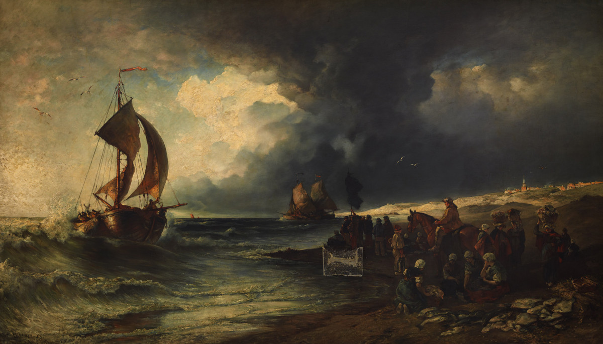 Holländische Strandszene (Scheveningen)