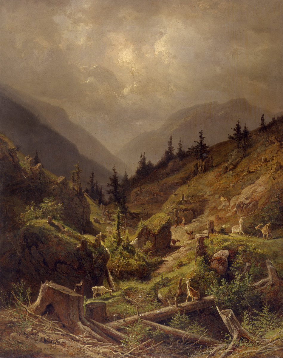 Landschaft aus dem Salzkammergut