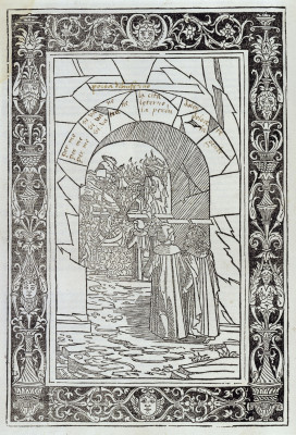 Dante Alighieri: La Commedia. Dante und Vergil vor dem Höllentor (Inferno III)