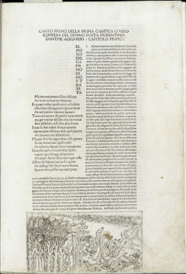 Dante Alighieri: La Commedia. Begegnung Dantes und Vergils (Inferno I)