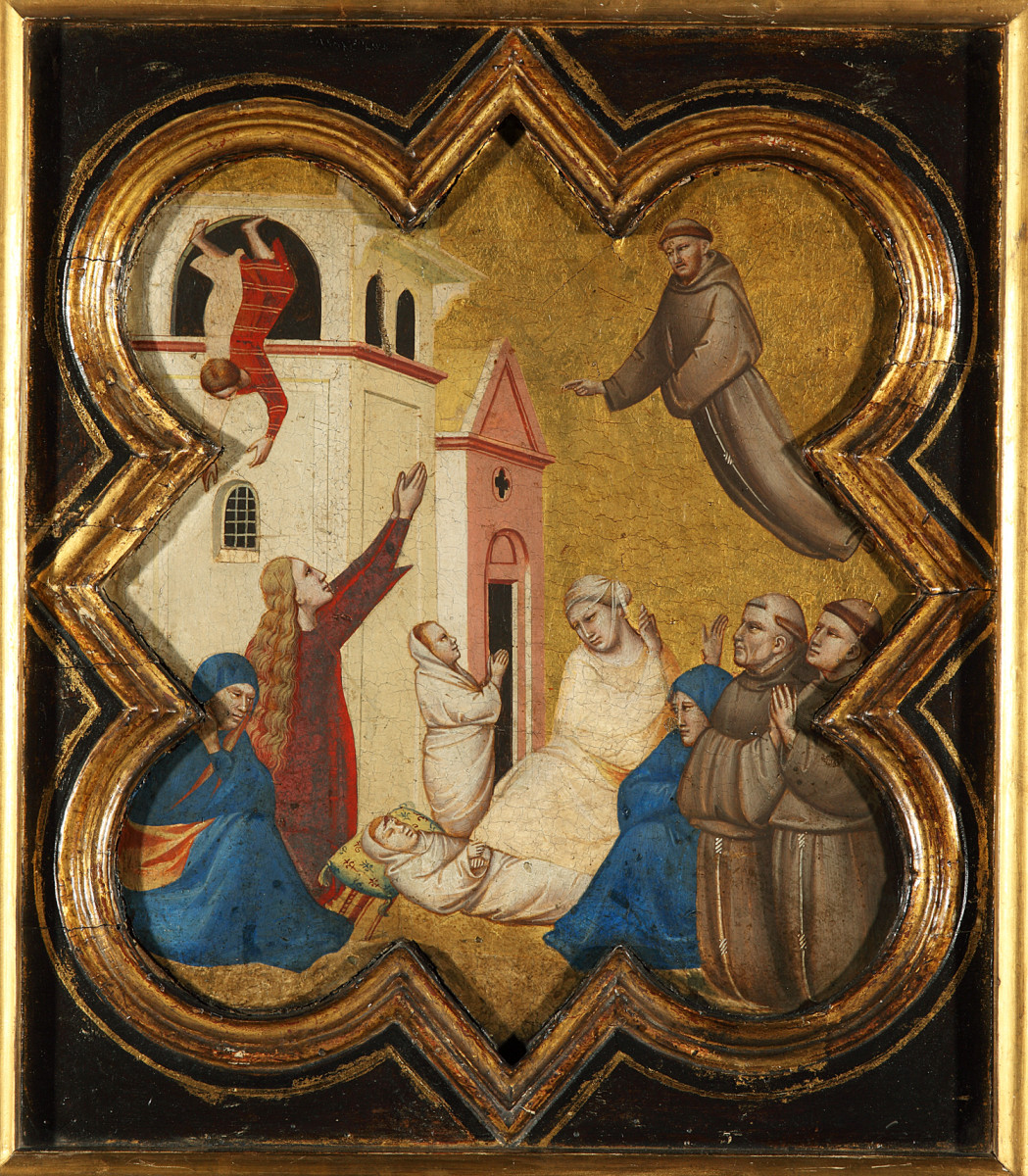 Der Heilige Franziskus erweckt ein Kind