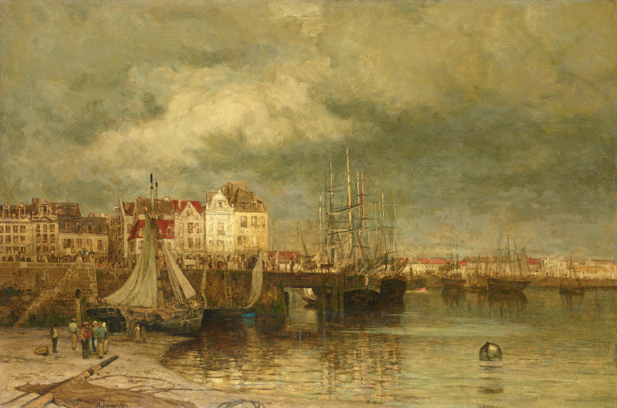Der Hafen von Dieppe