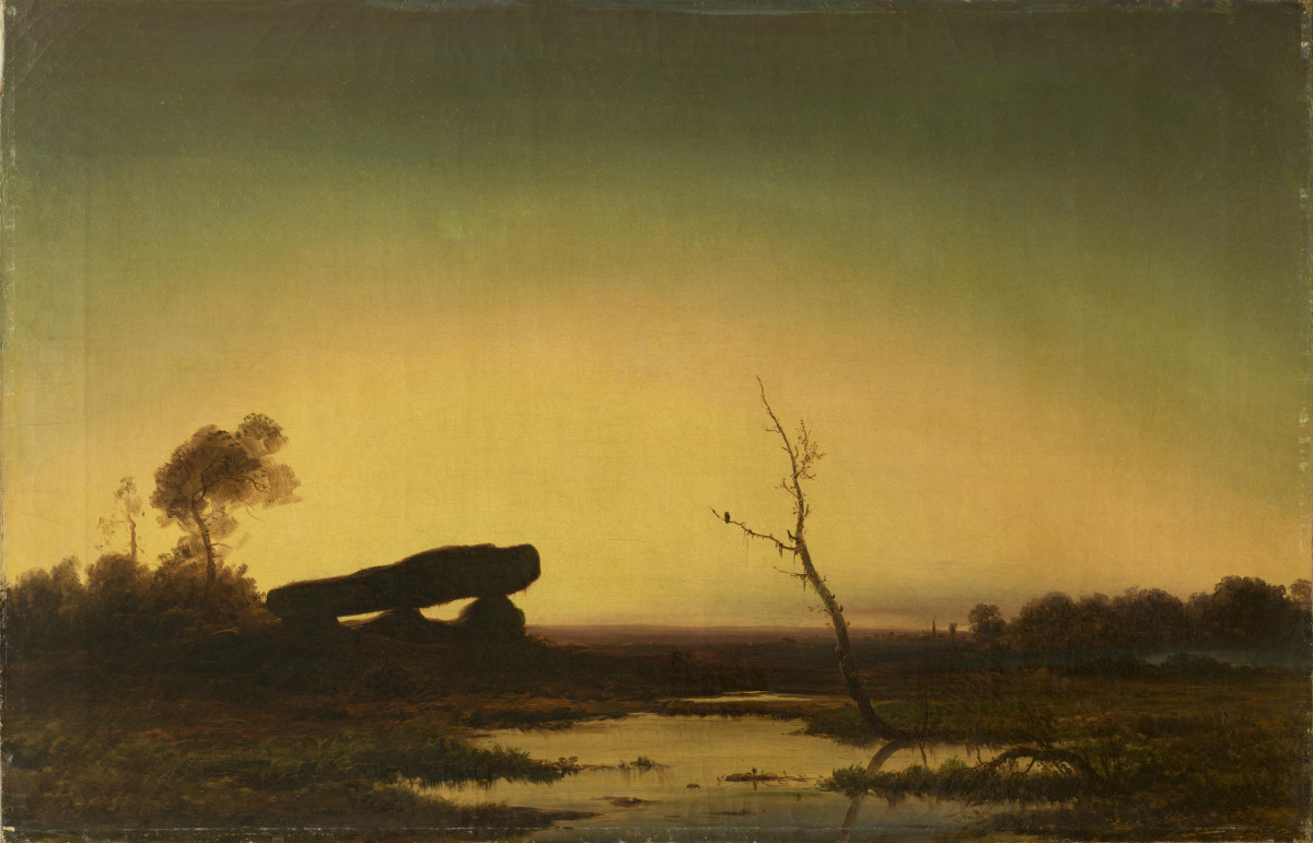 Landschaft mit Hünengrab